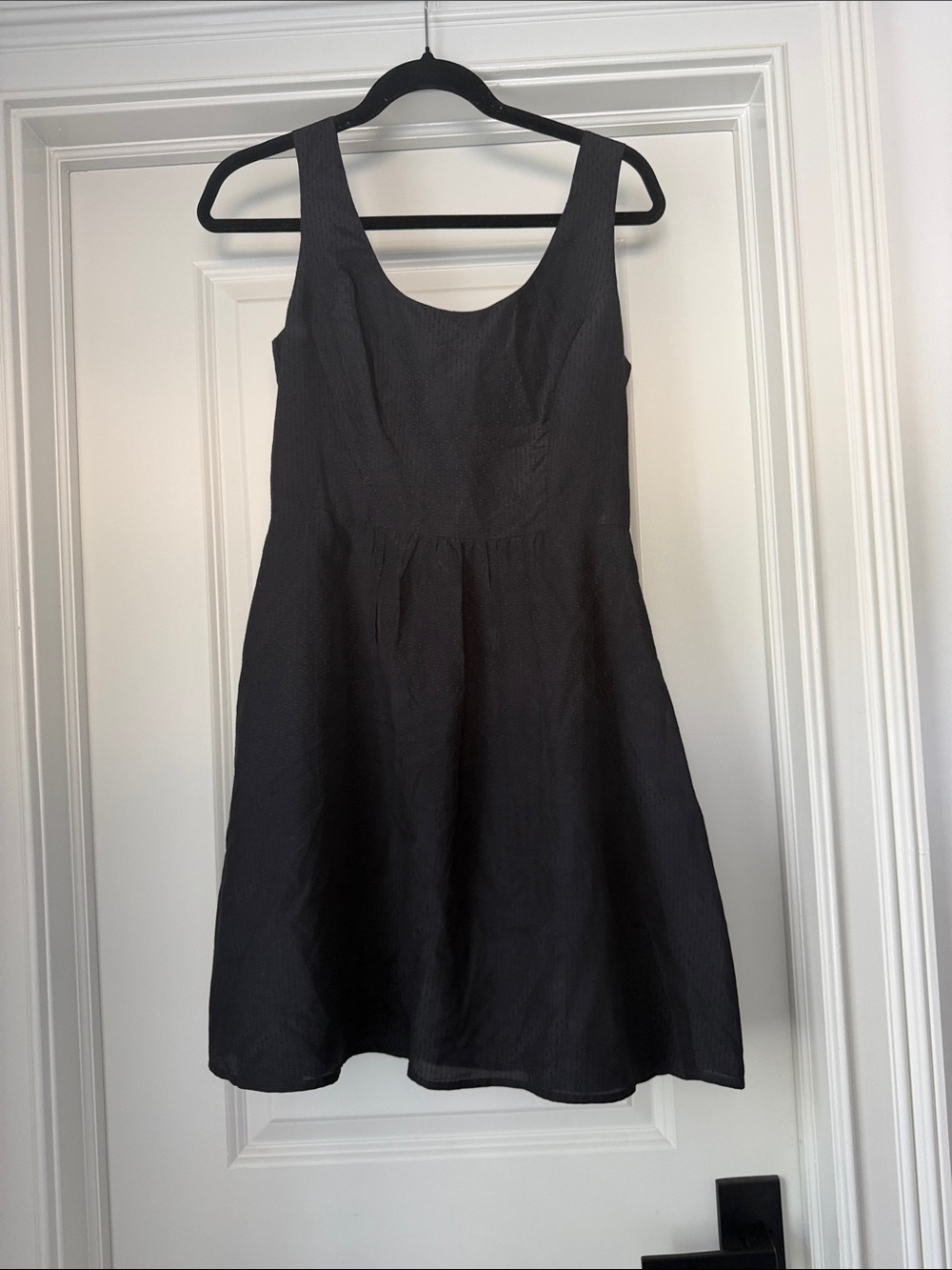 Vineyard Vines Black Scoop-Neck Fit & Flare Mini Dress